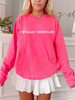 I Heart Sassy Crewneck | Hot Pink