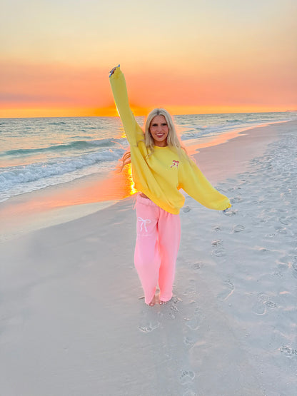 cute preppy summer crewneck 