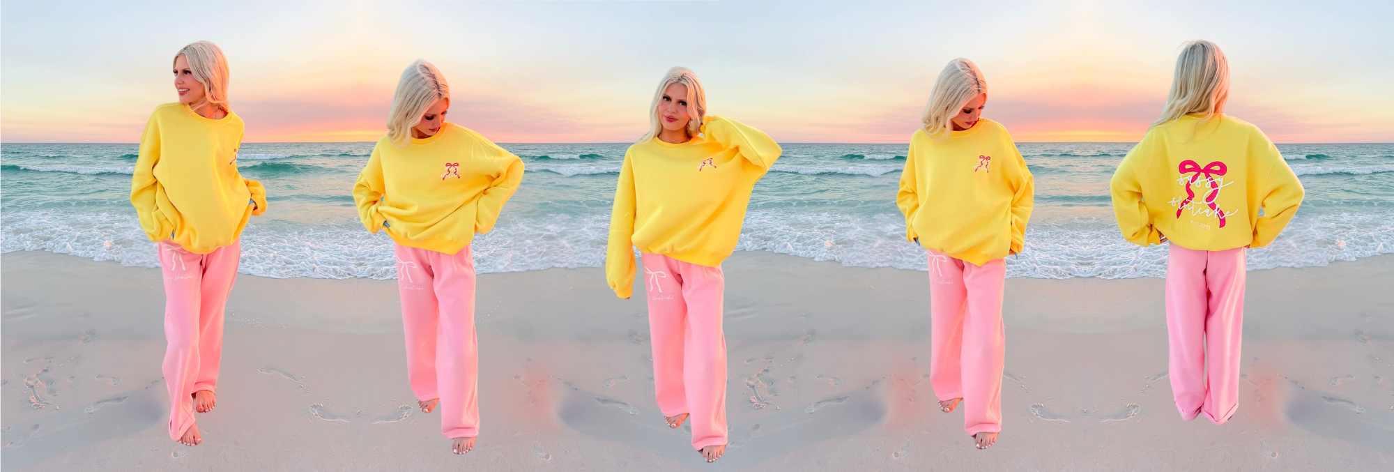 collage of sassy sunshine crewneck