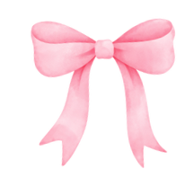 pink bow graphic - sassy shortcake