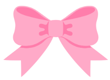 Bow pink sassy shortcake