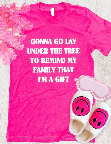 Lay Under Tree Tee | Pink