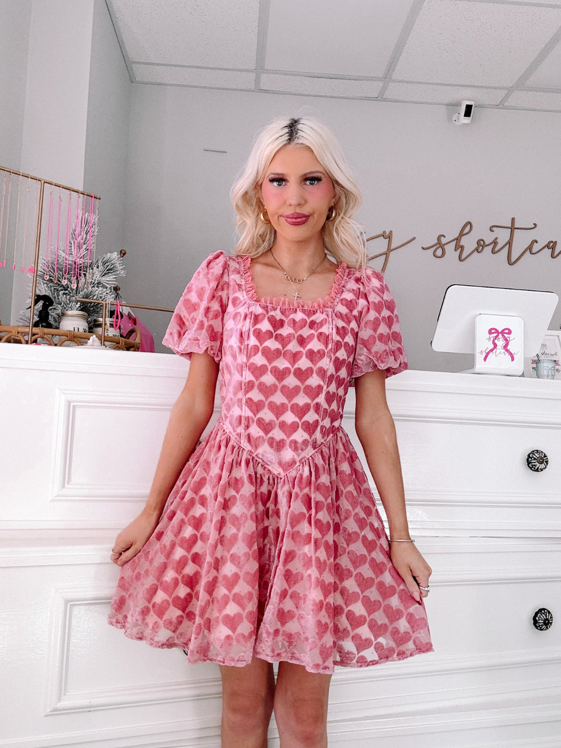 Velvet Vow Heart Dress