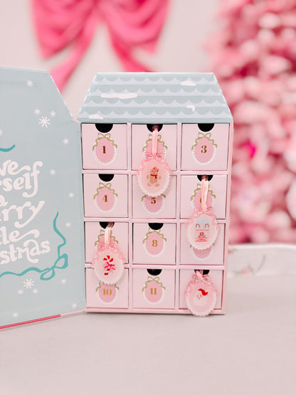 Pink Coquette Christmas Advent Calendar from Sassy Shortcake - Ornaments