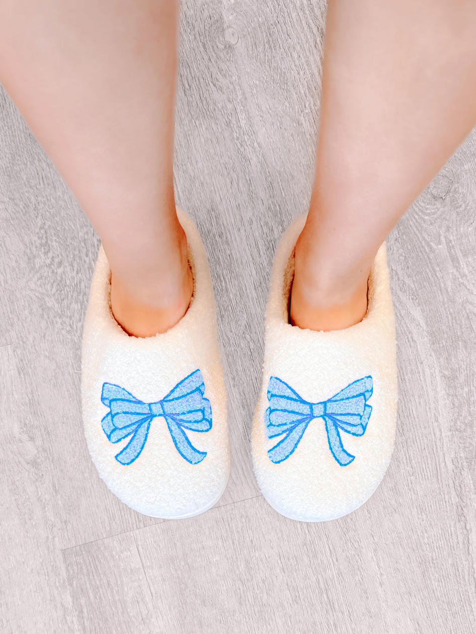 Blue Bow Slippers Sassy Shortcake - Main Image