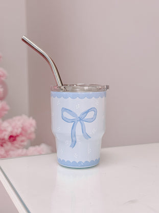 Blue Bow Tiny Tumbler