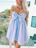 Bowshine Dress | Blue