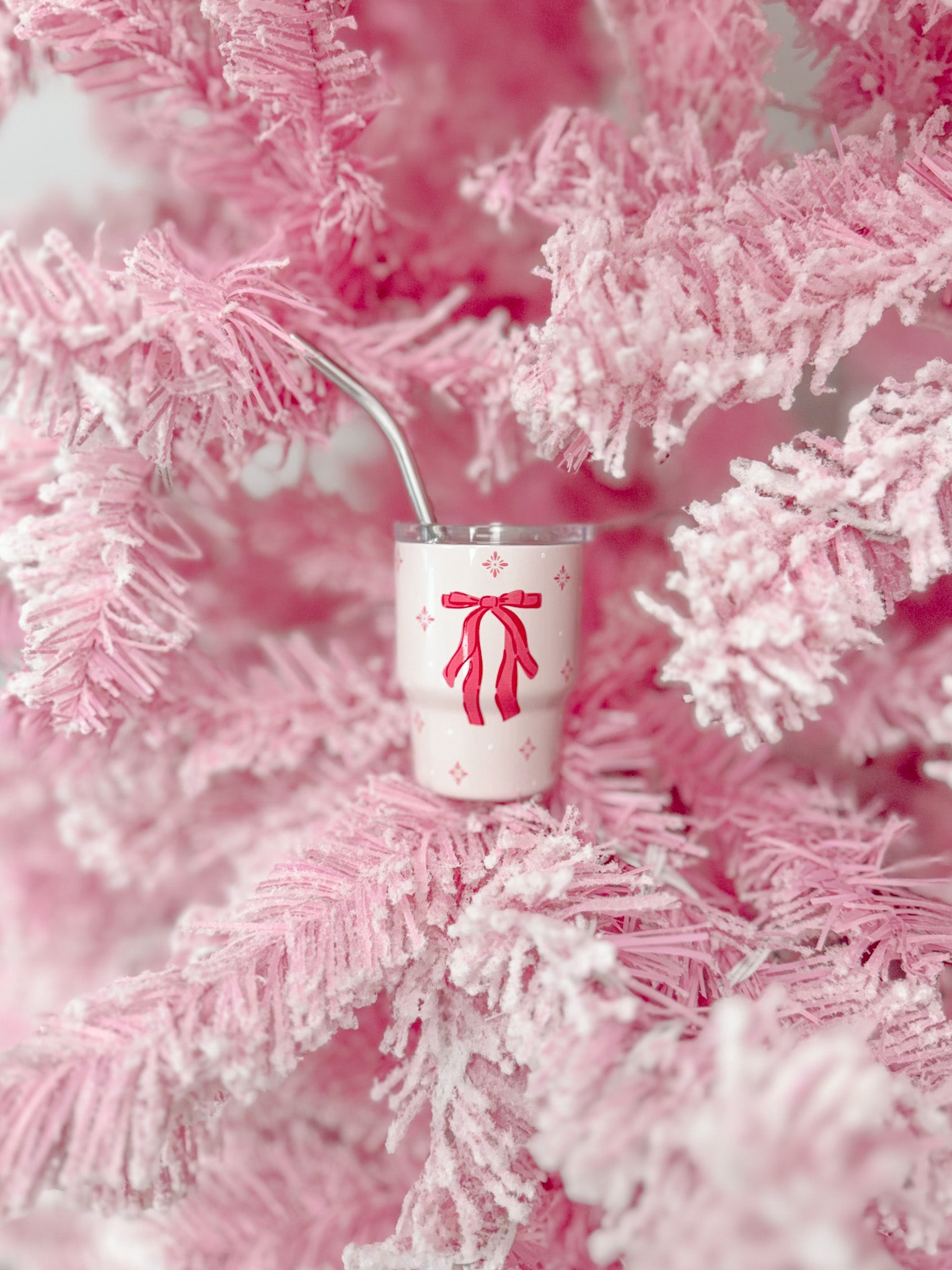 Bow Tiny Pink Tumbler | Sassy Shortcake | sassyshortcake.com