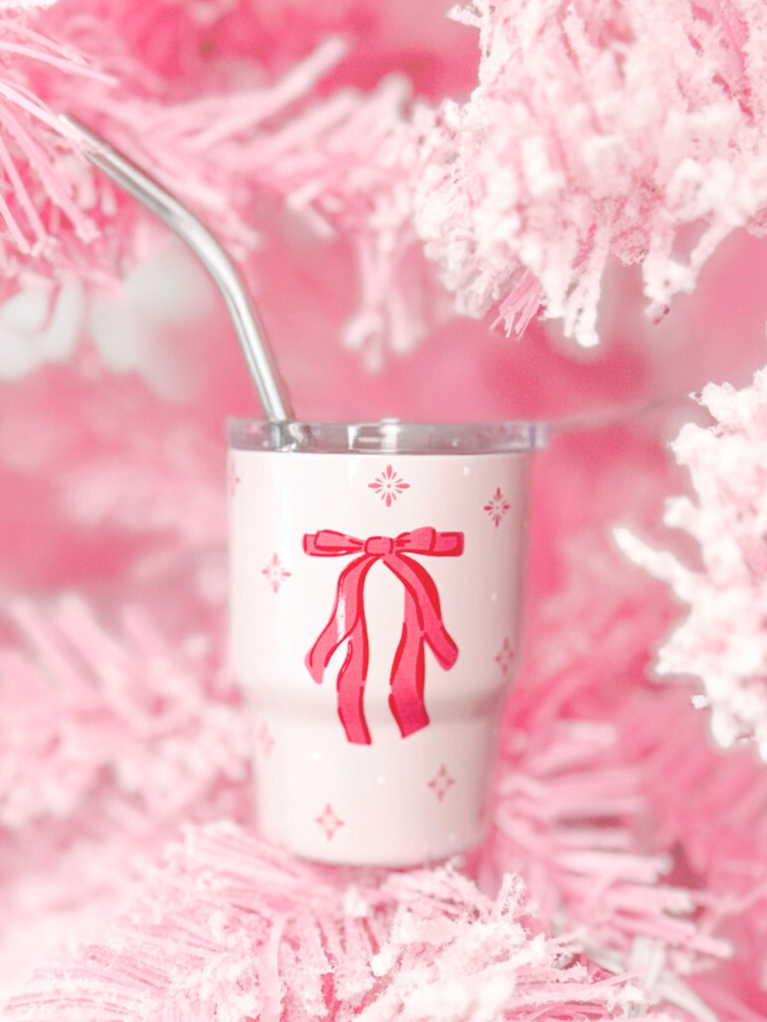 Bow Tiny Pink Tumbler | Sassy Shortcake | sassyshortcake.com