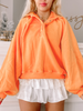 Brynn Pullover Top | Tangerine