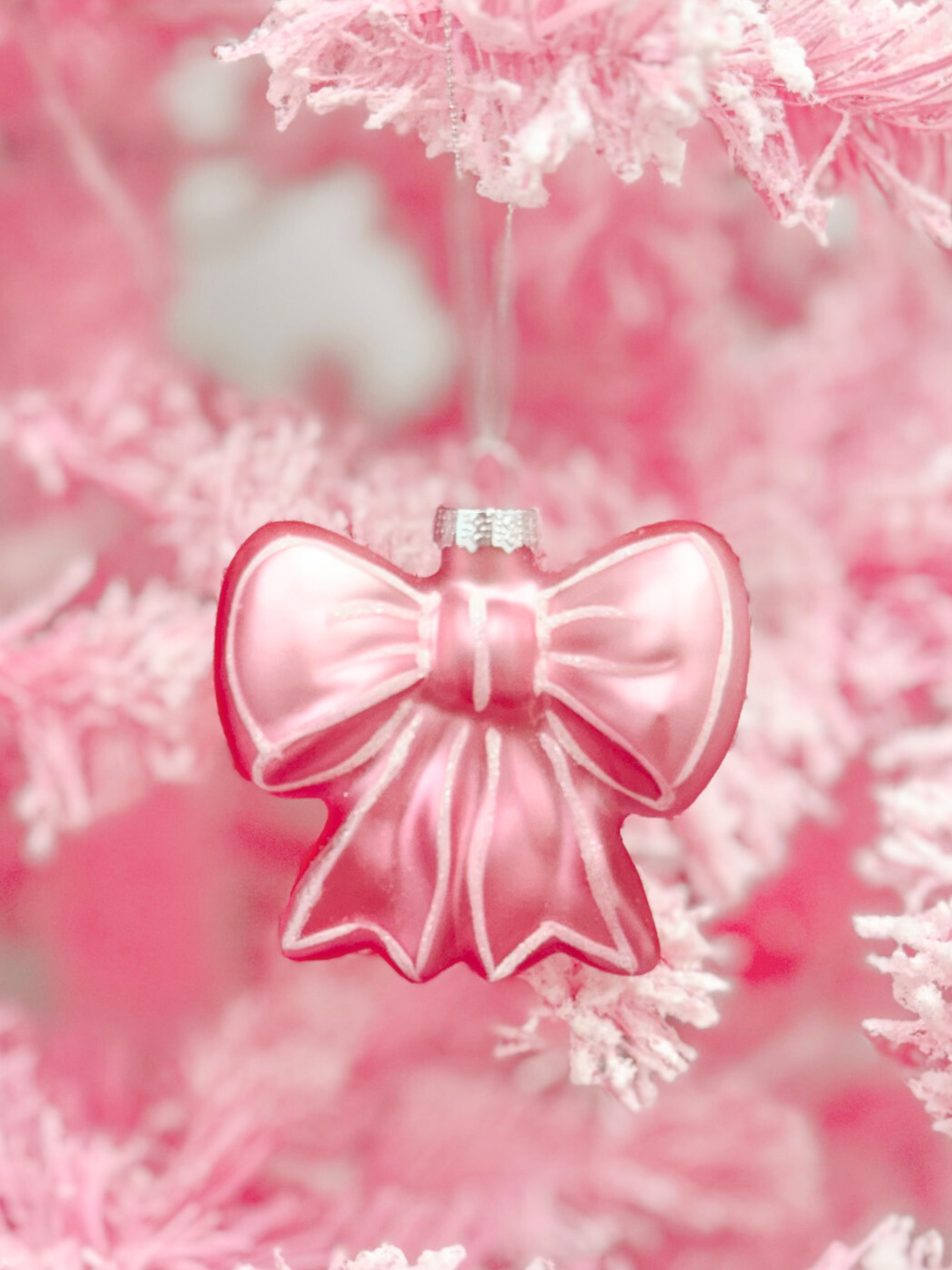 Bubble Pink Bow Ornament | Sassy Shortcake | sassyshortcake.com