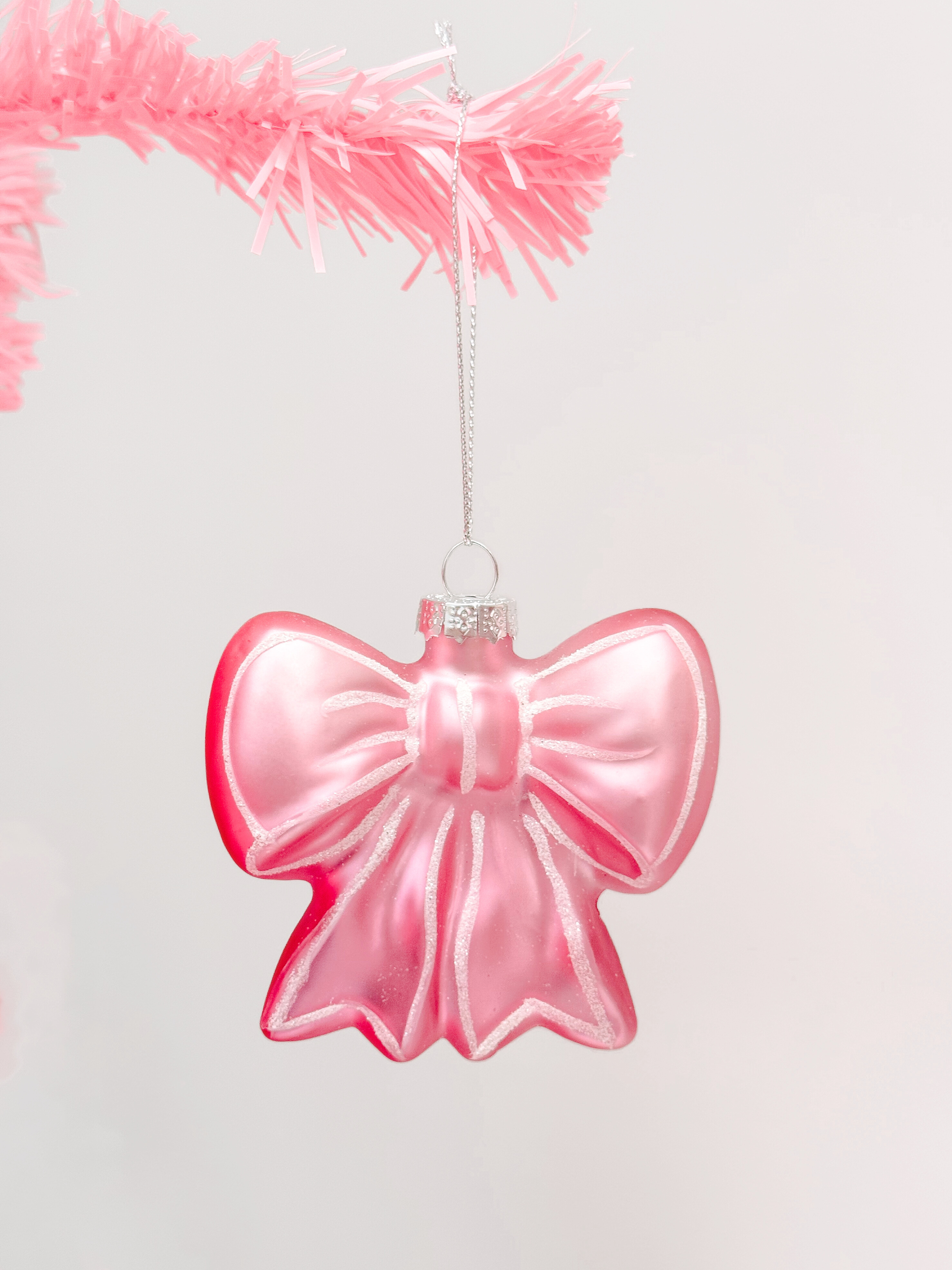 Bubble Pink Bow Ornament | Sassy Shortcake | sassyshortcake.com