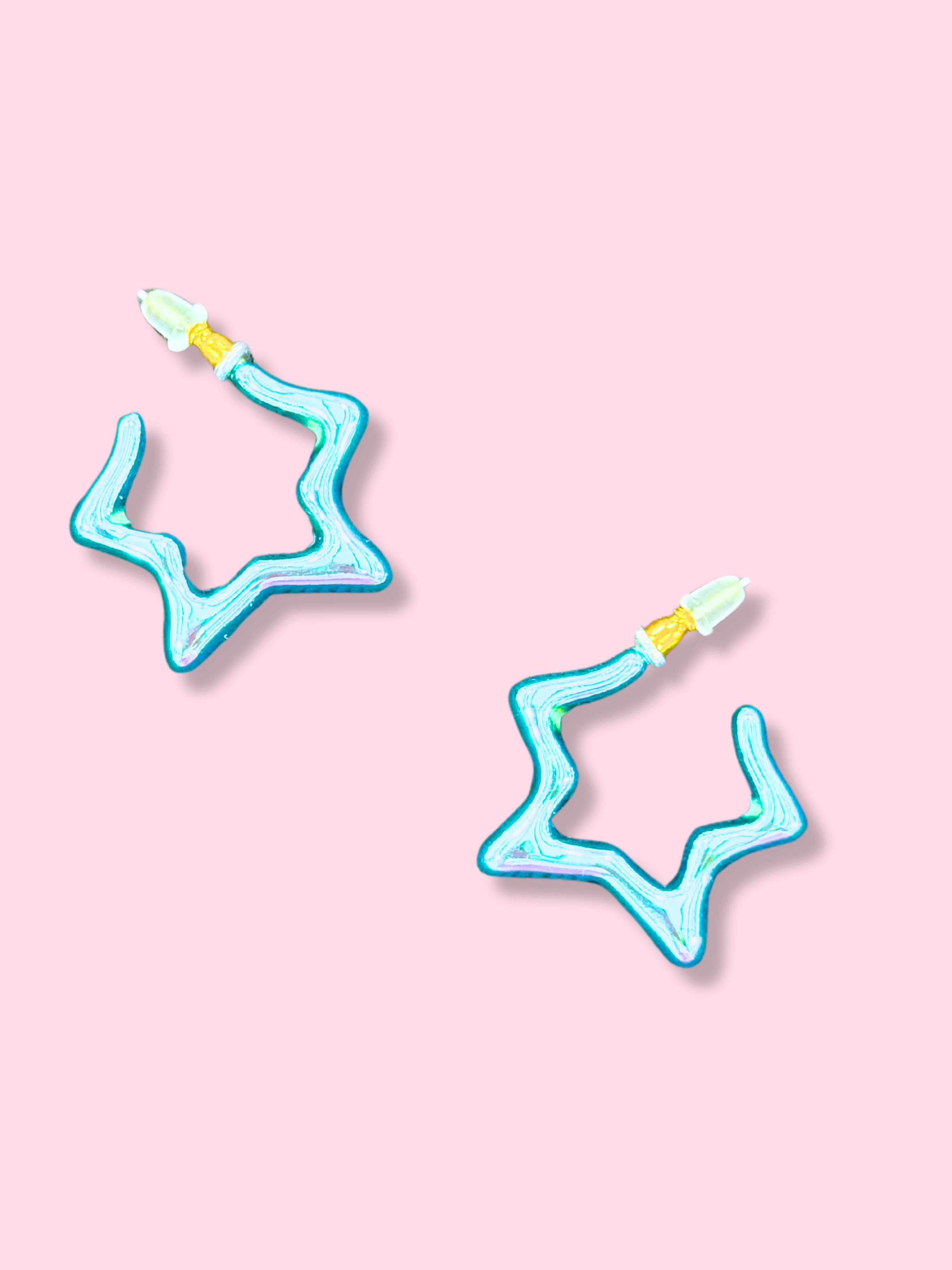 Cyber Star Blue Earrings | Sassy Shortcake