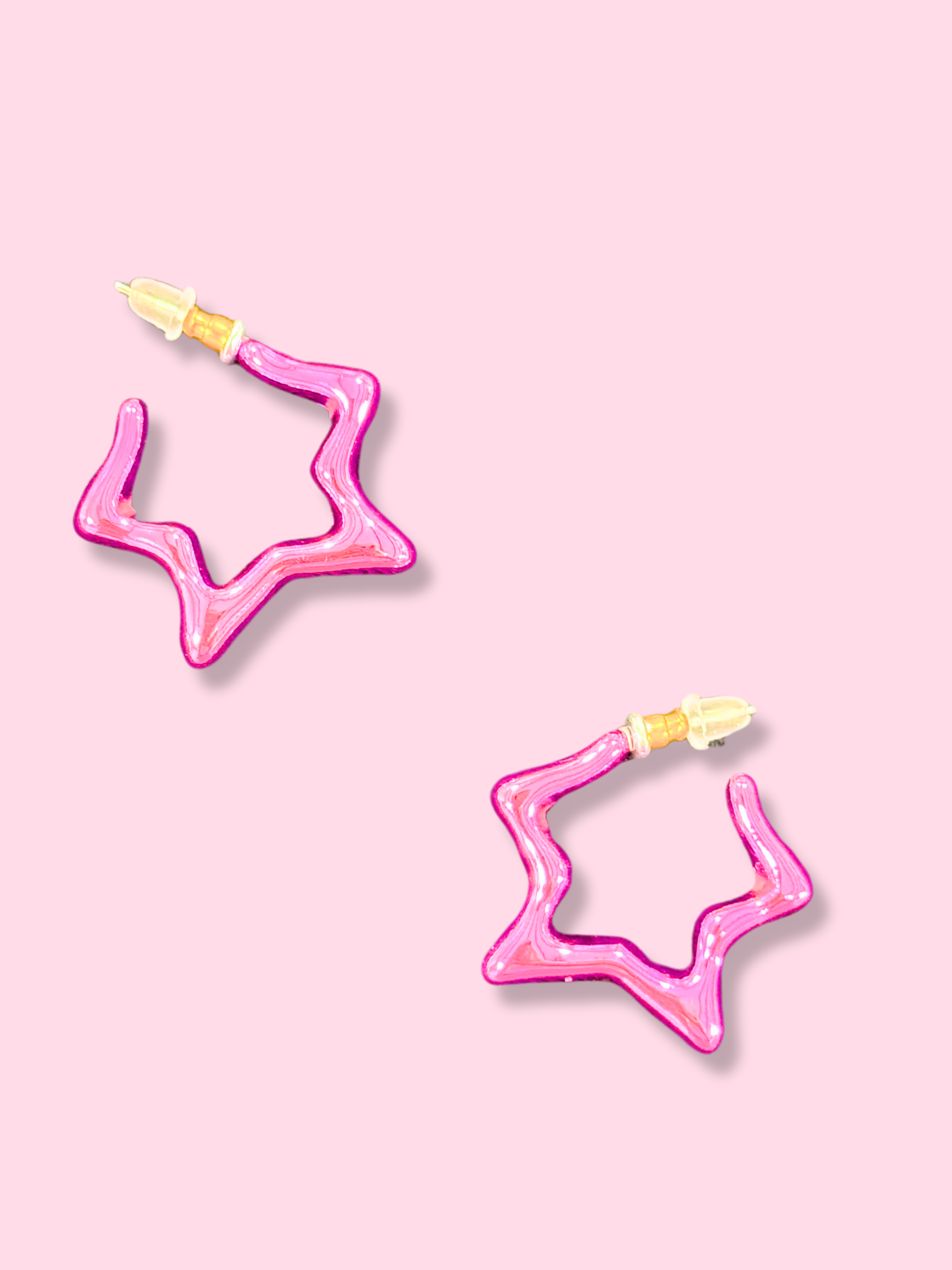 Cyber Star Pink Earrings | Sassy Shortcake