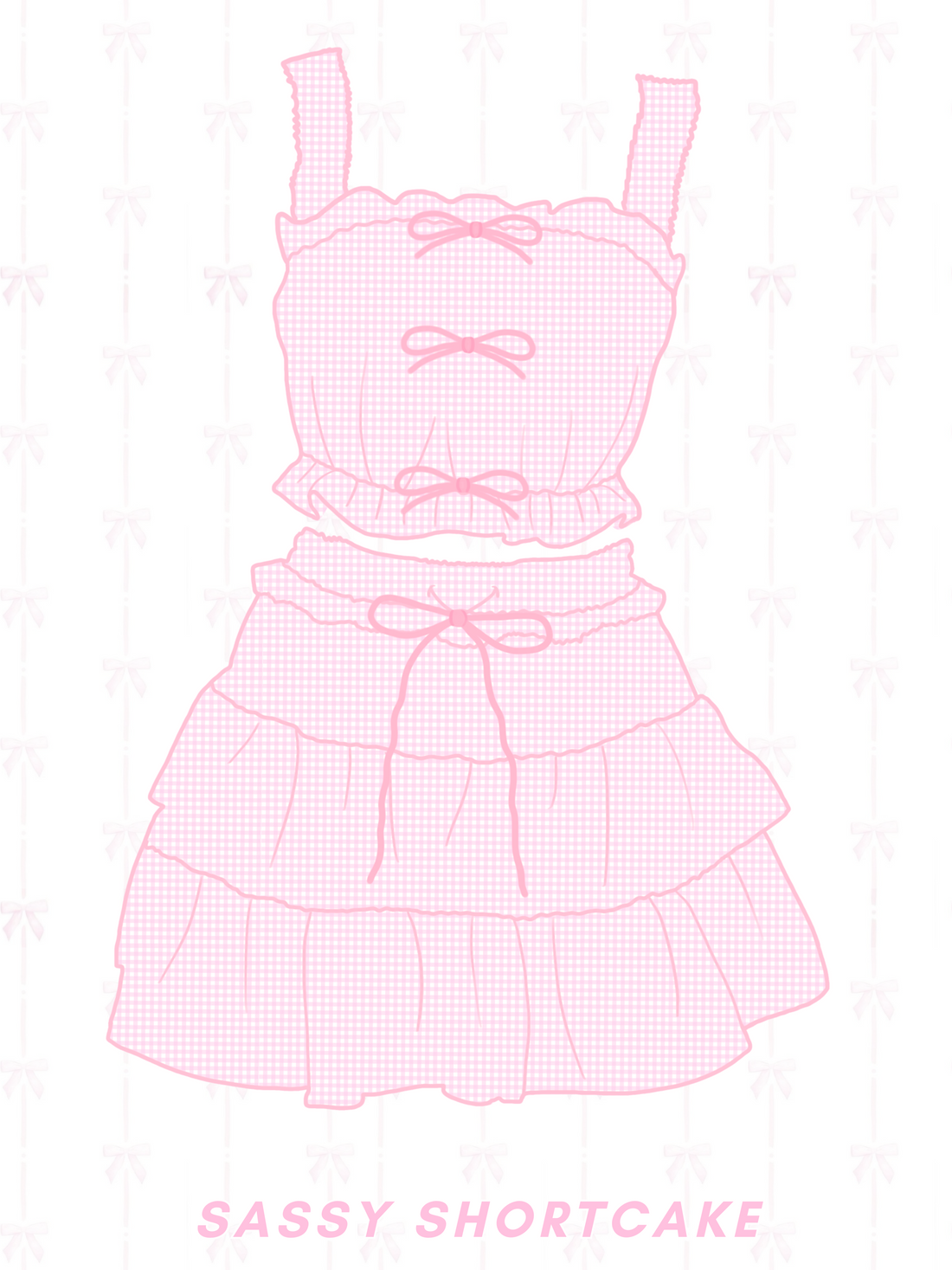 Getting Gingham Skirt