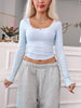 Gracie Bow Top | Blue