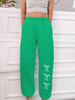 Blushing Bow Sweatpants | Green