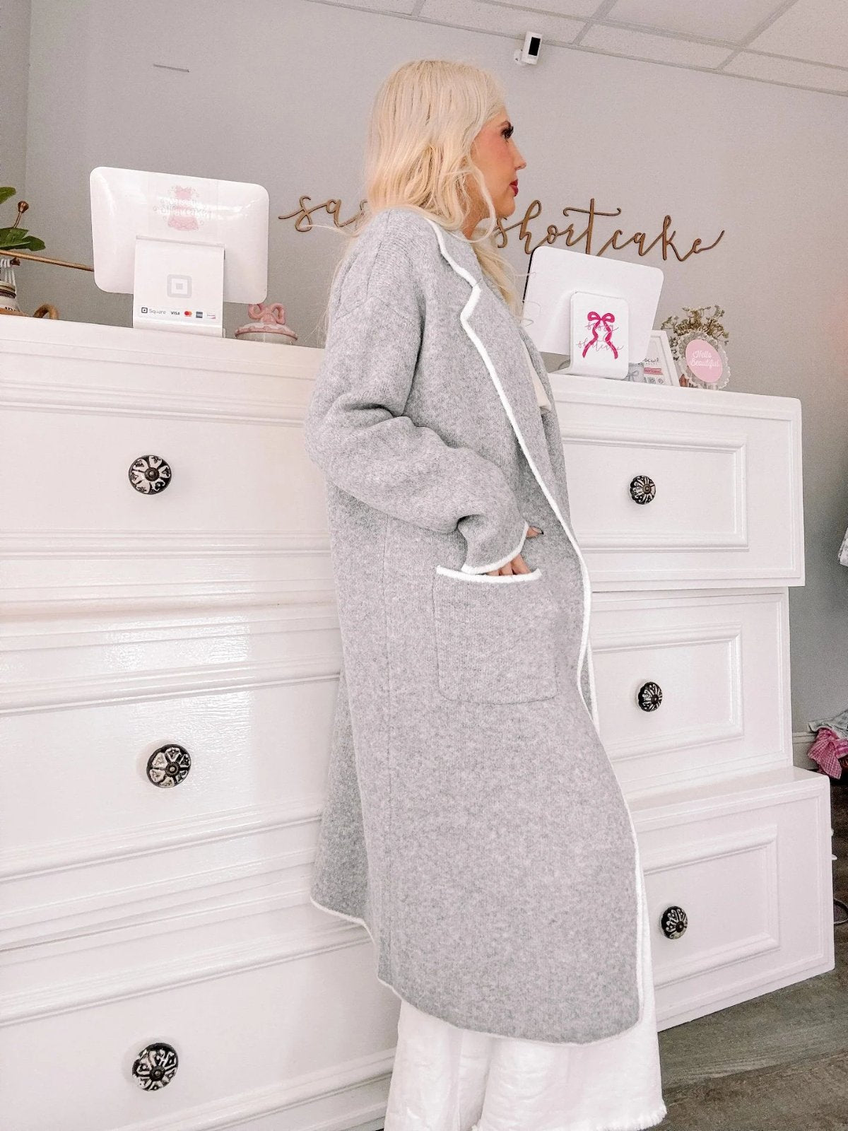Grey Haven Cardigan | Sassy Shortcake