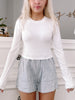 Zoey Zip Shorts | Grey