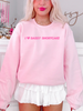 I Heart Sassy Crewneck | Baby Pink