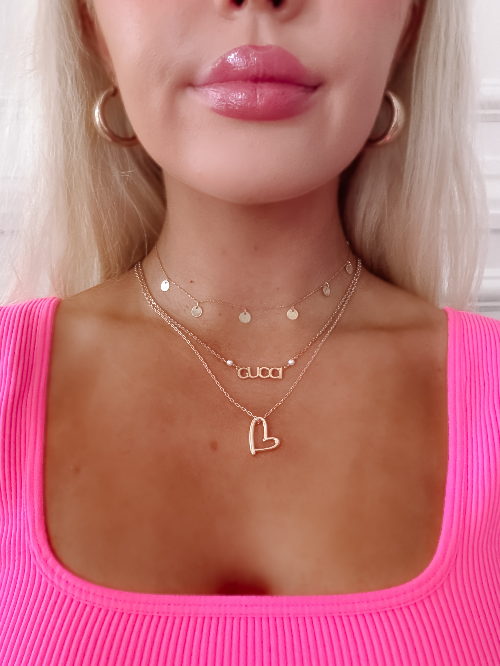 Lena Heart Necklace | Sassy Shortcake | sassyshortcake.com