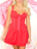 Liv Corset Dress | Red