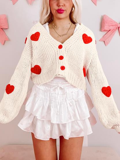 Love is in the Air Cardigan | sassyshortcake.com | Sassy Shortcake 