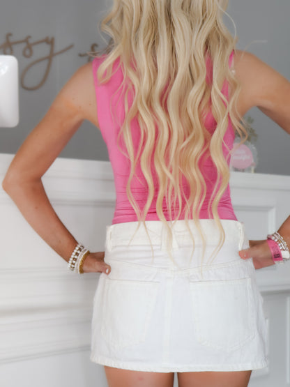 Mabry Pink Bodysuit
