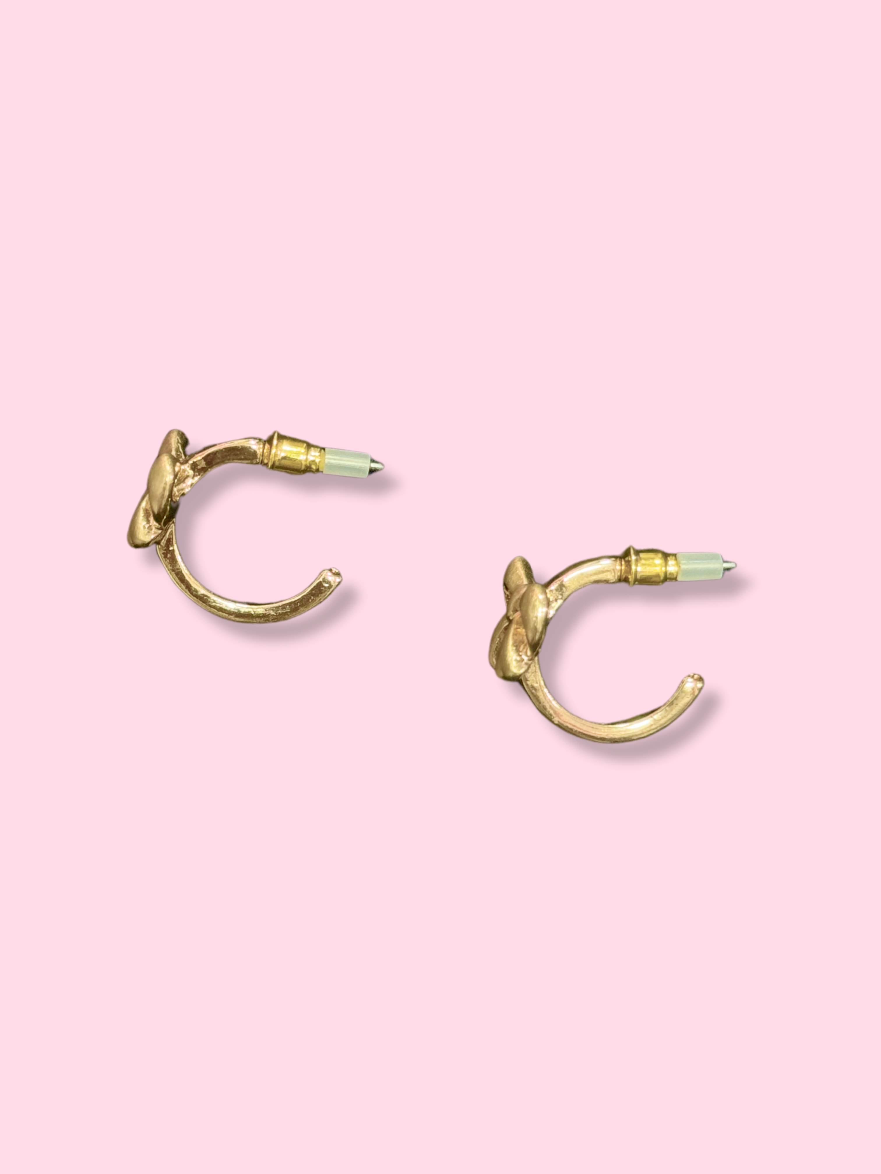 Mini Gold Bow Hoops |  Sassy Shortcake | sassyshortcake.com