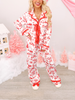 Mistletoe Toile Red Pajamas