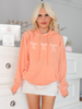 Blushing Bow Hoodie | Orange