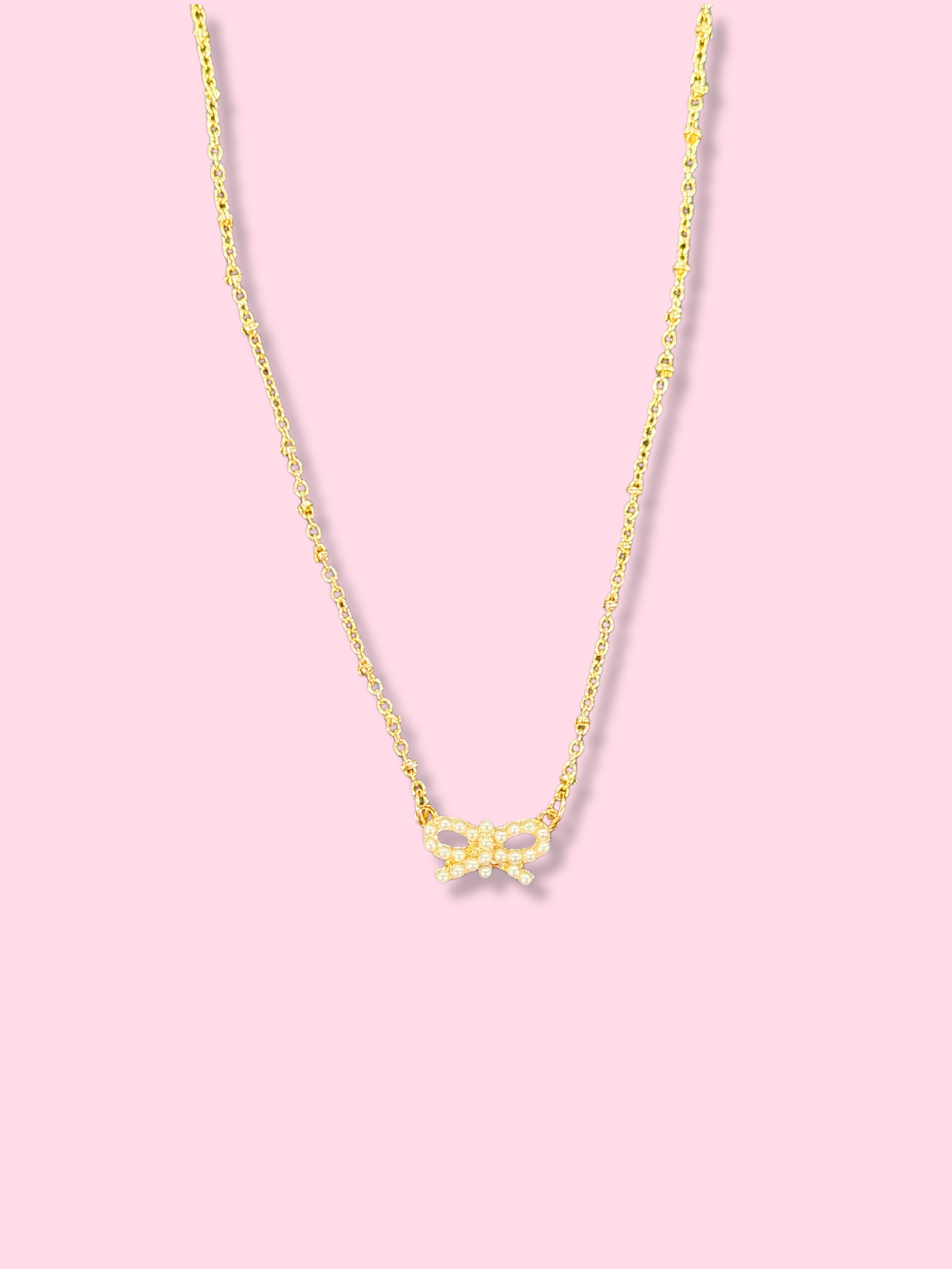 Bow & Repeat Necklace | Sassy Shortcake