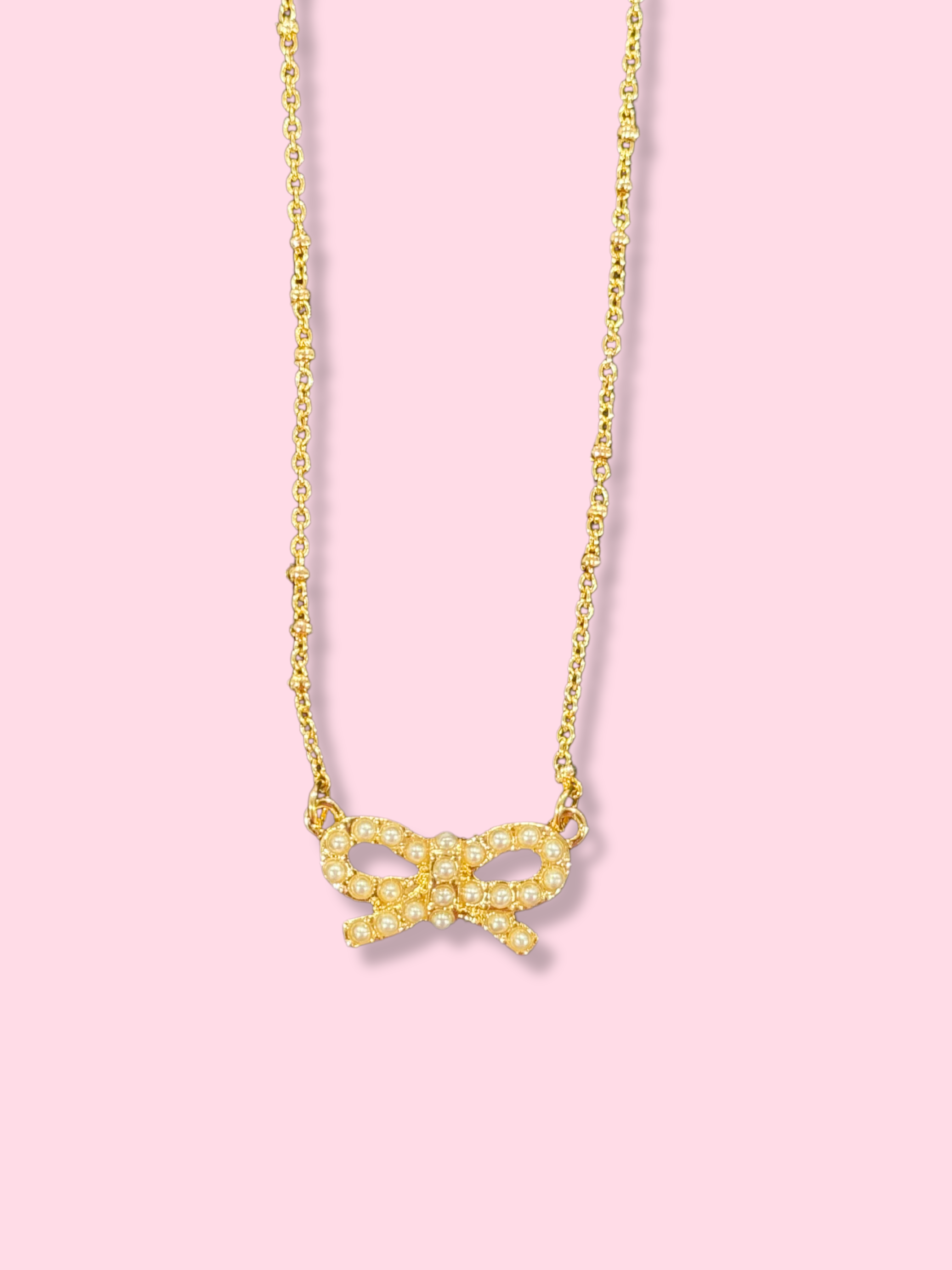 Bow & Repeat Necklace | Sassy Shortcake