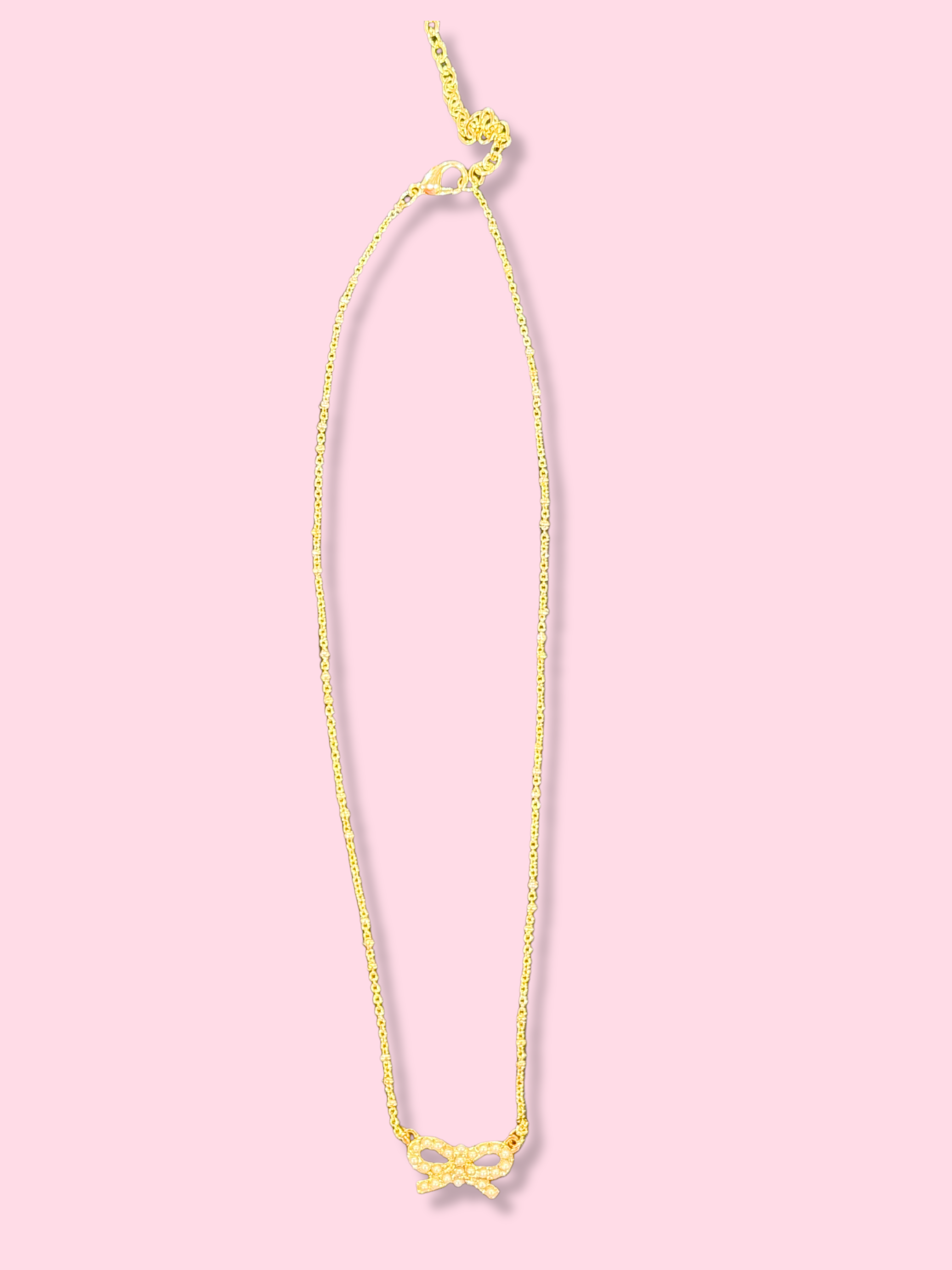 Bow & Repeat Necklace | Sassy Shortcake