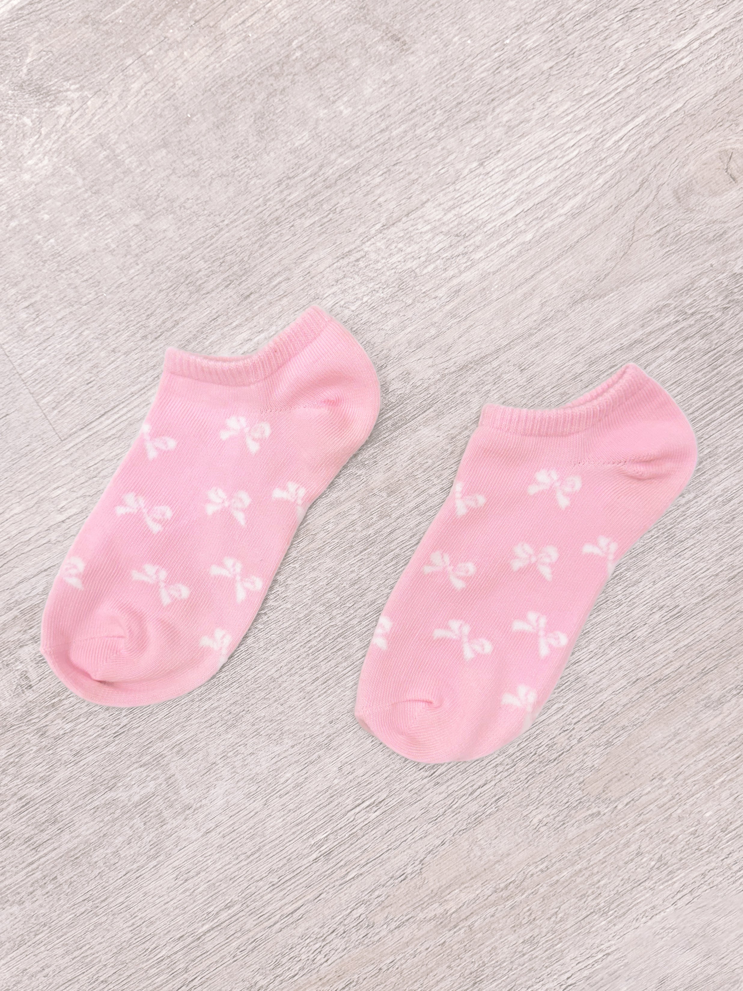 Pink Bow Socks | Sassy Shortcake | sassyshortcake.com