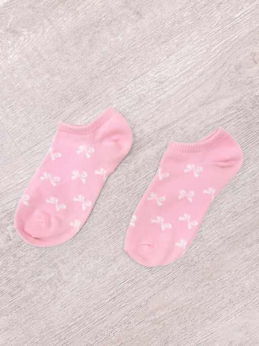 Pink Bow Socks | Sassy Shortcake | sassyshortcake.com