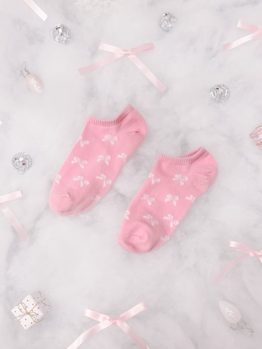 Pink Bow Socks | Sassy Shortcake | sassyshortcake.com