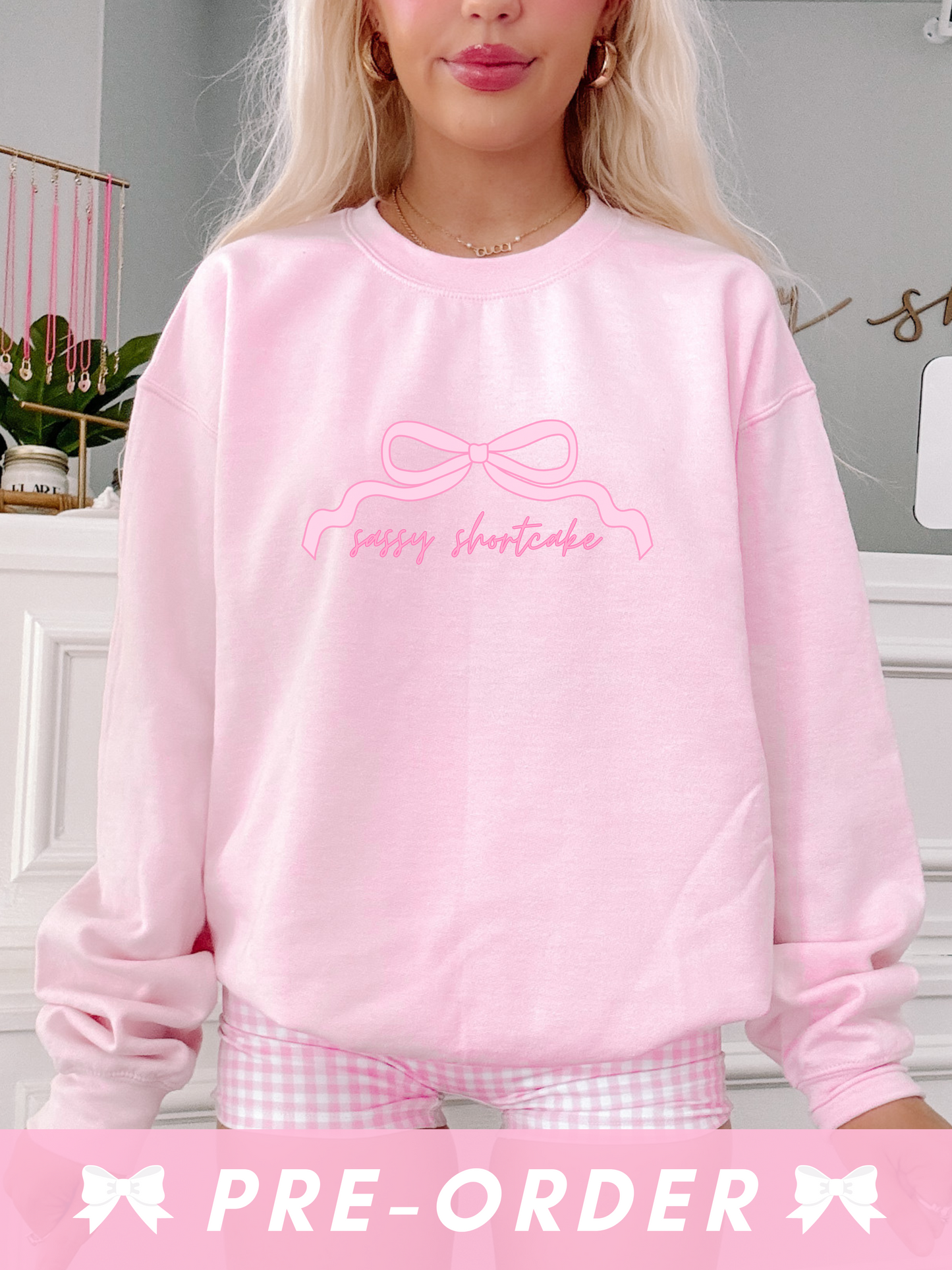 Sassy Bow Crewneck