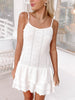 Pretty in Pointelle White Dress