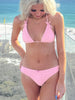 Pretty Little Ties Bikini | Pink