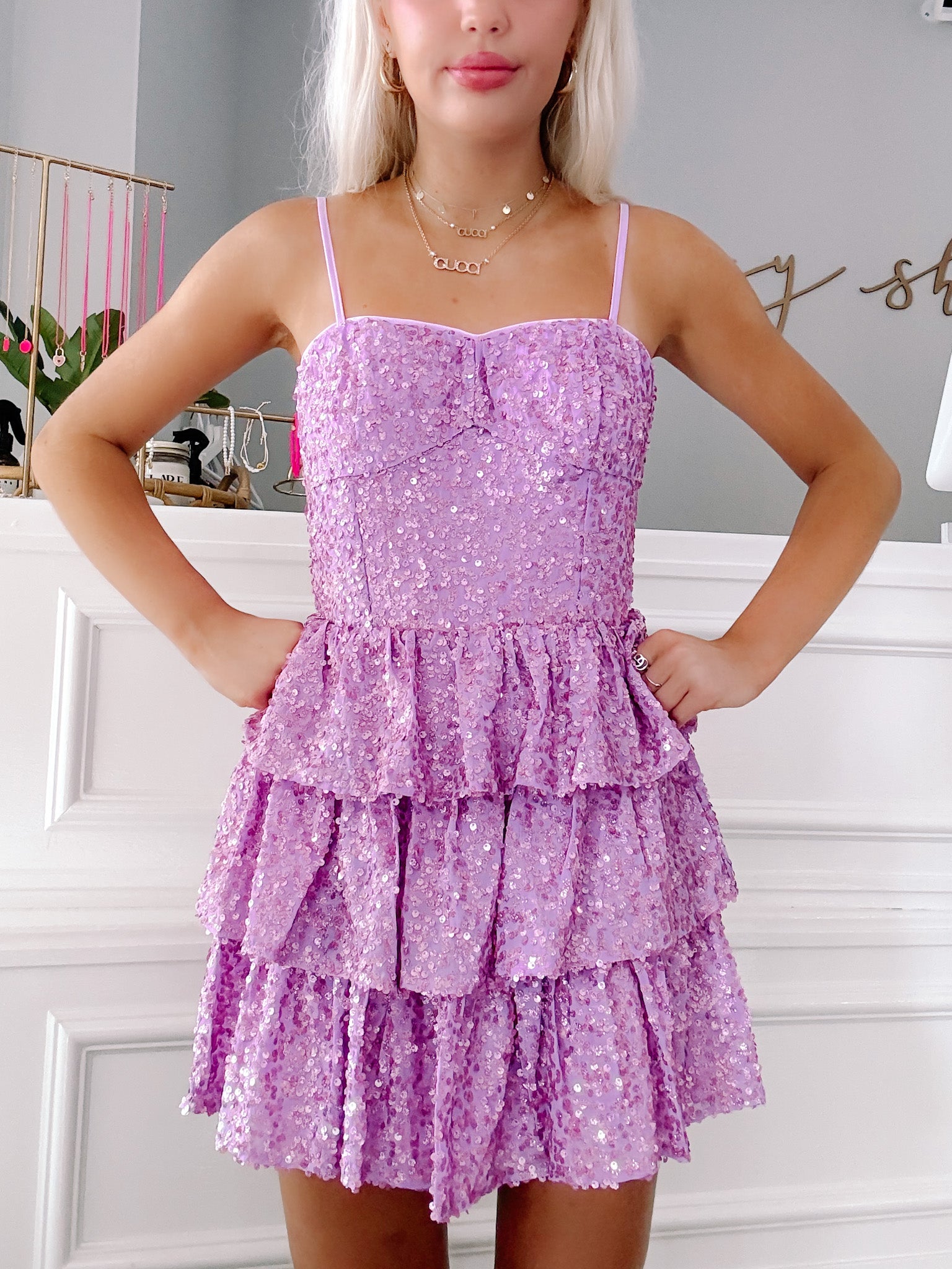 Rapunzel Ruffle Purple Dress | Sassy Shortcake | sassyshortcake.com