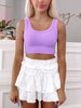 Ribbed On The Way Top | Lilac