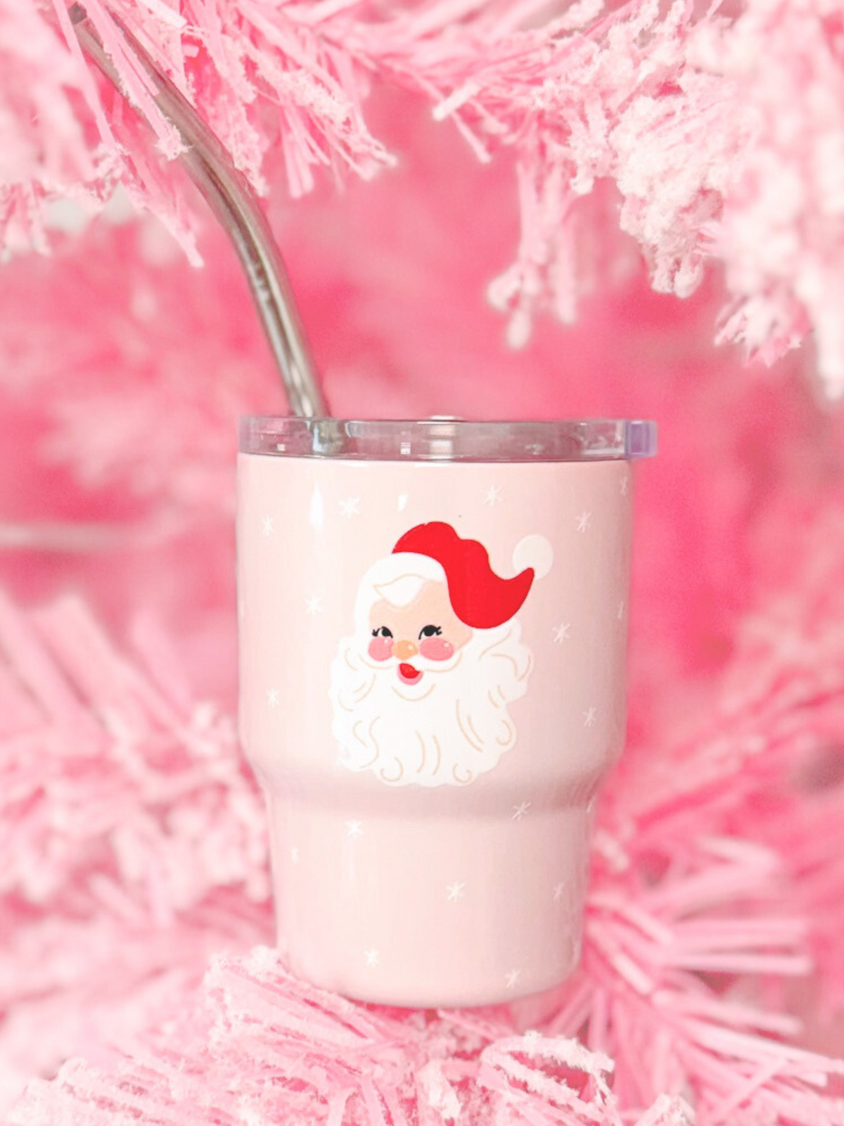 Santa Tiny Pink Tumbler | Sassy Shortcake