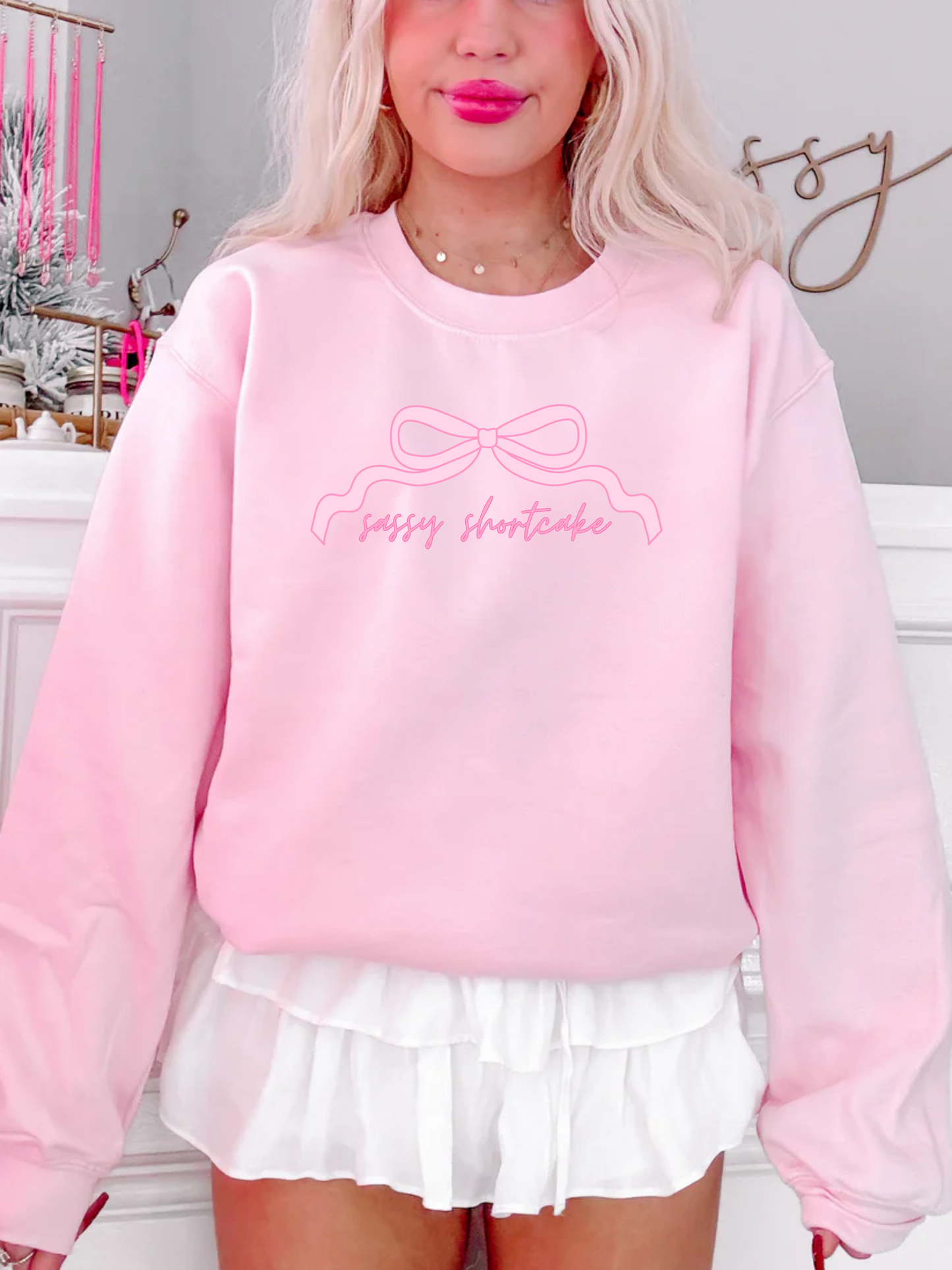 Sassy Bow Crewneck