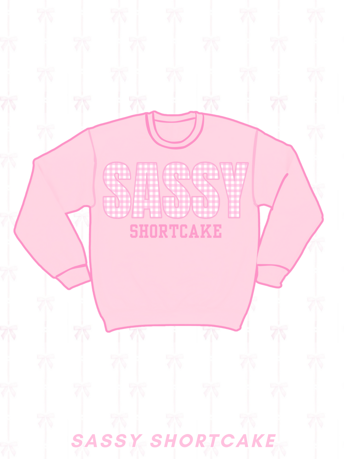 Sassy Gingham Crewneck