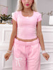 Sophie Bow Top | Pink