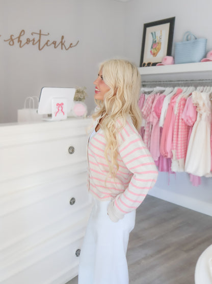 Sugar Stripe Cardigan