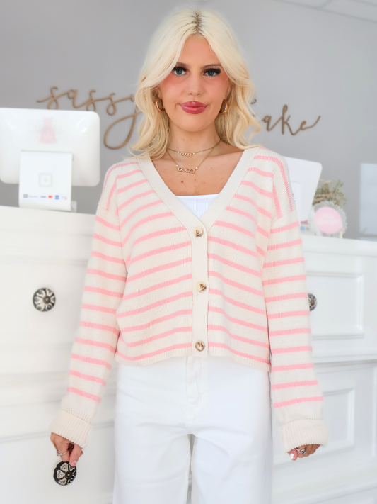 Sugar Stripe Cardigan