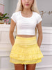 Sun Ruffle Skirt Yellow