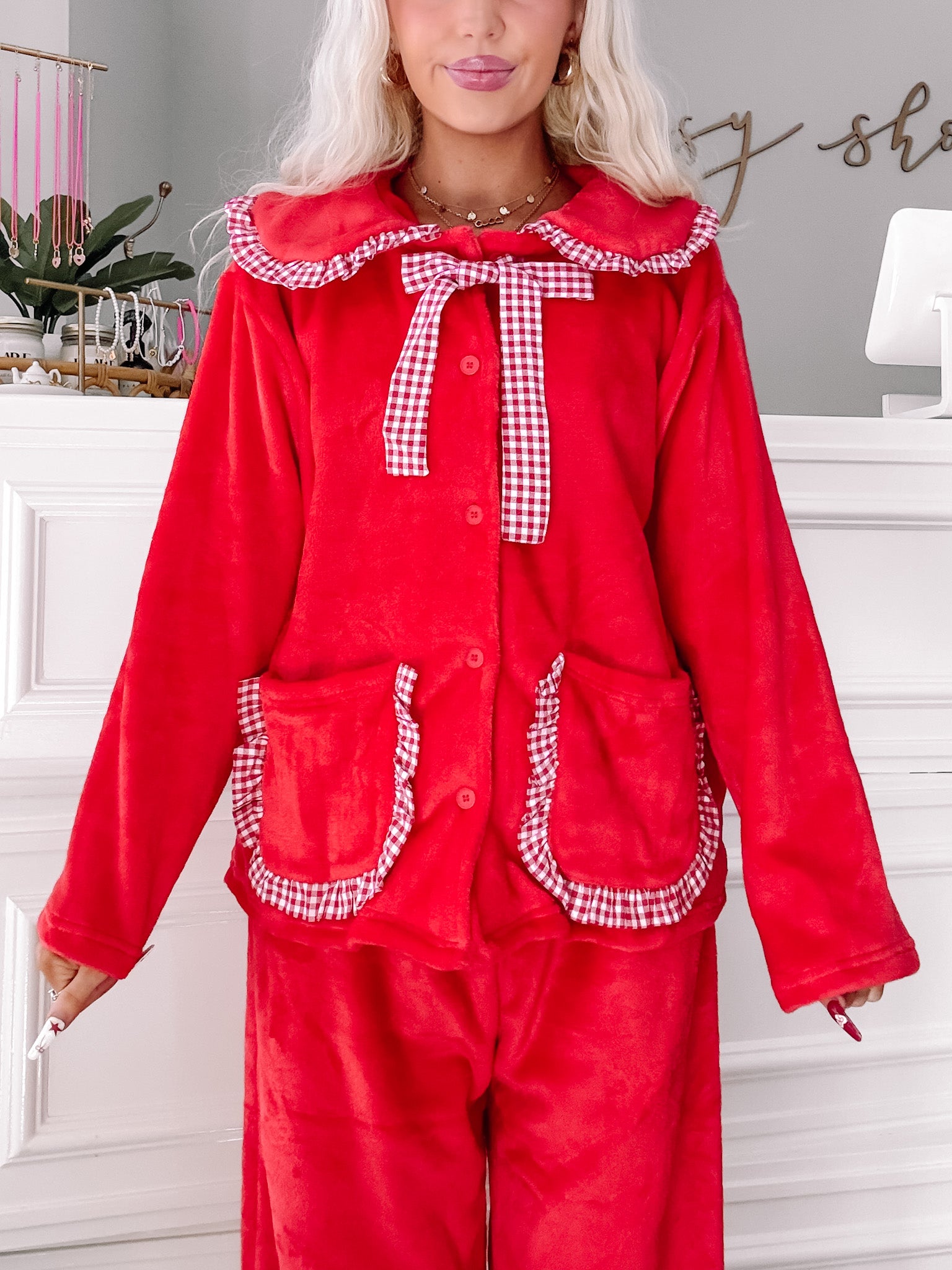 Sweetly Snuggled Red Pajama Set | Sassy Shortcake | sassyshortcake.com